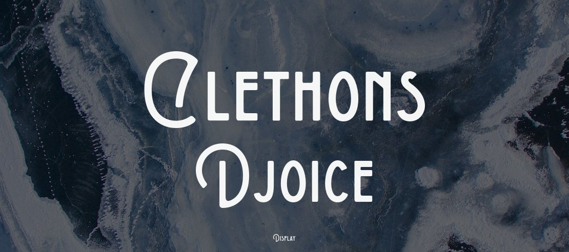 Clethons Djoice Font Family