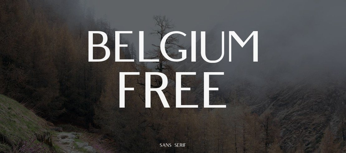 Belgium Free Font Family