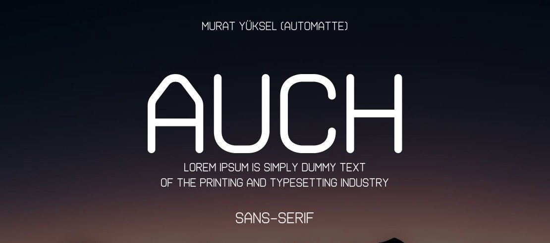 Auch Font Family