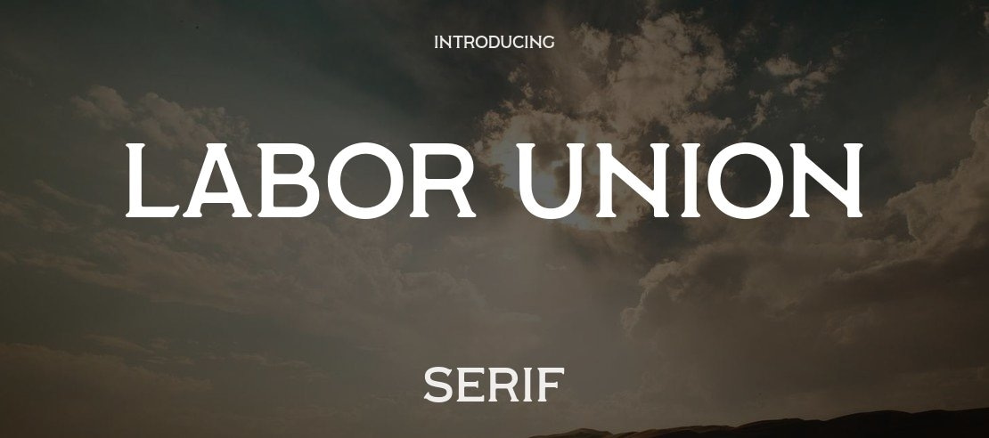Labor Union Font