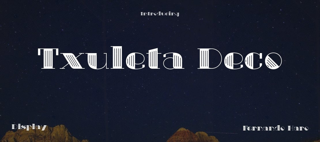 Txuleta Deco Font