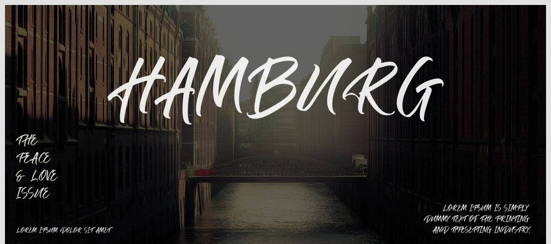 Hamburg Font