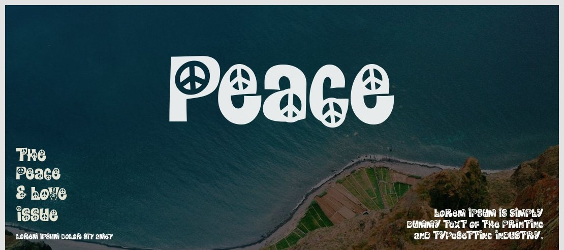 Peace Font