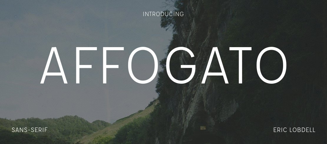 Affogato Font Family