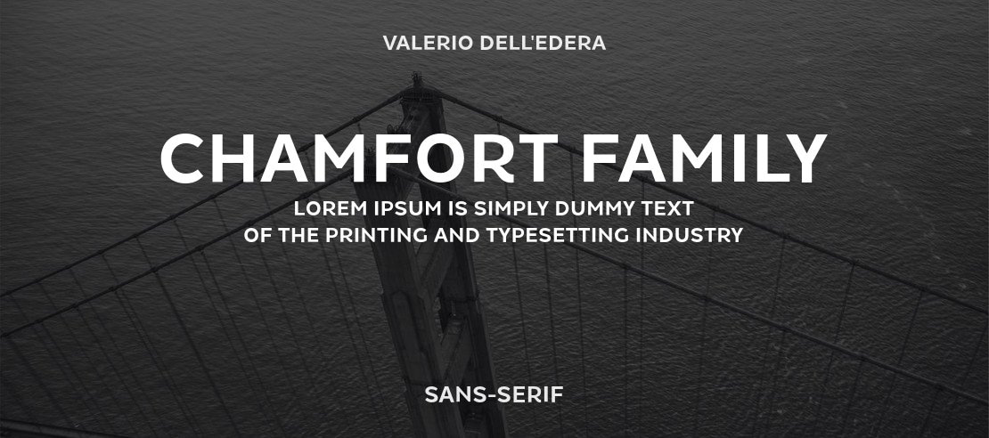 Chamfort Family Font