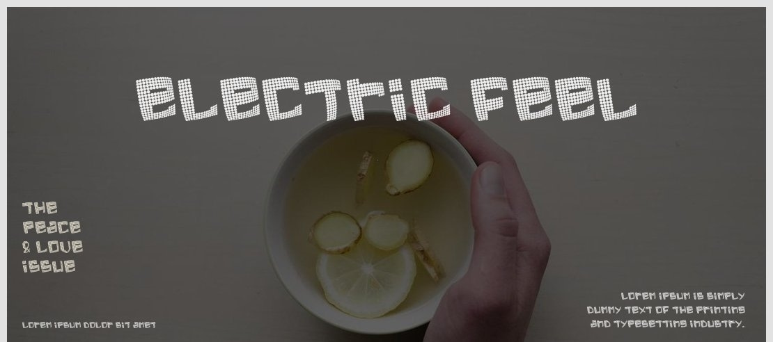 Electric Feel Font