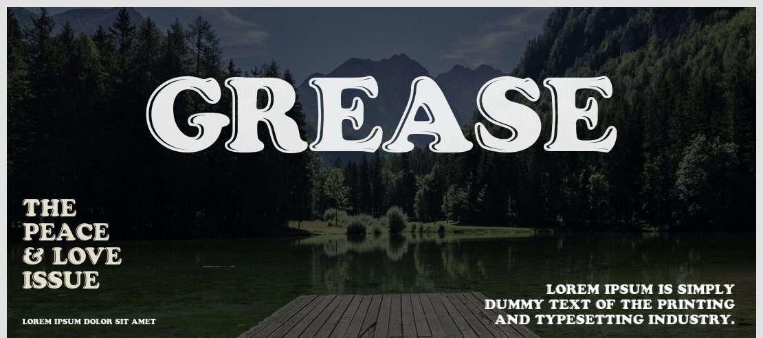 Grease Font