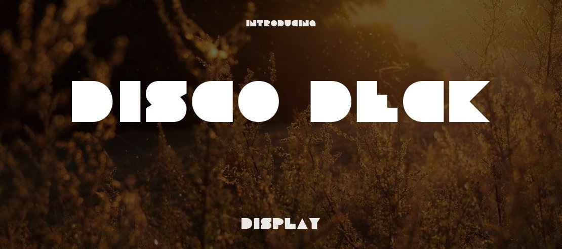 disco deck font photoshop free download