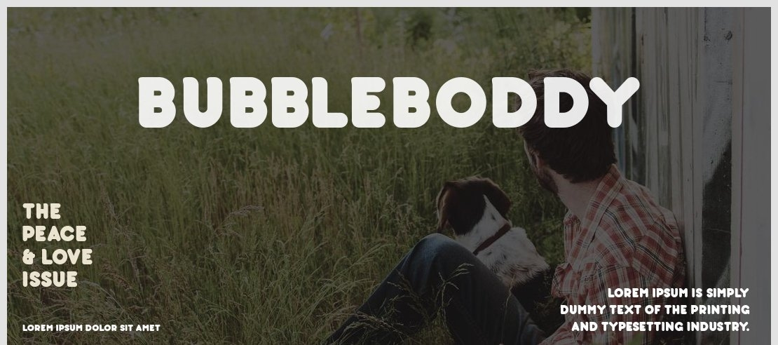 Bubbleboddy Font Family