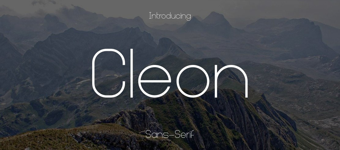 Cleon Font