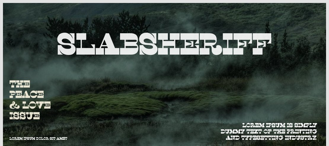 SlabSheriff Font