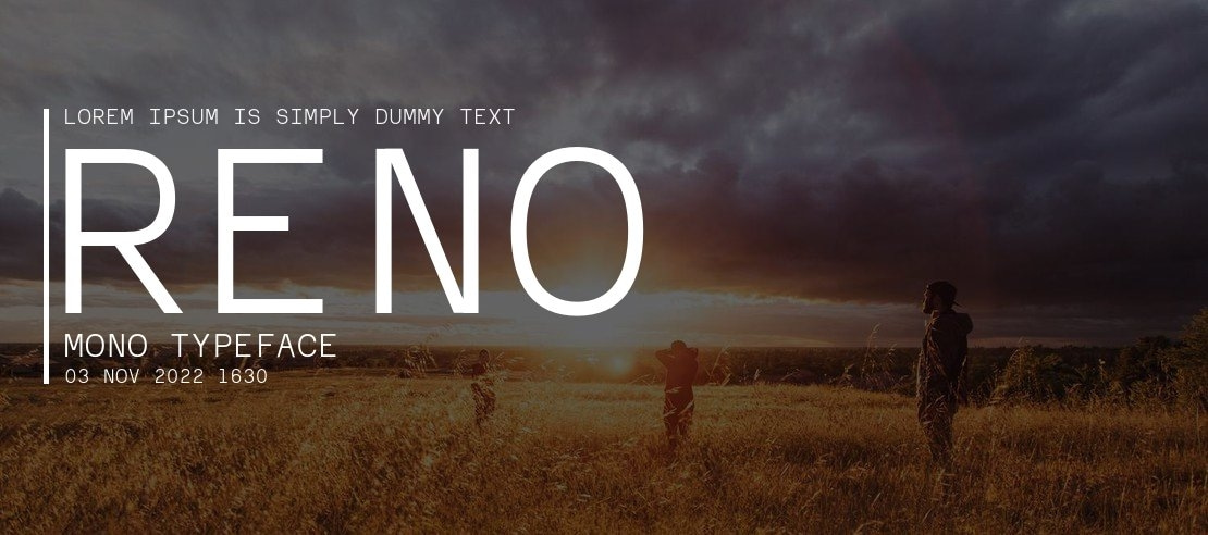 Reno Mono Font