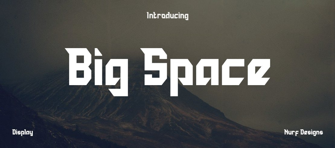 Big Space Font