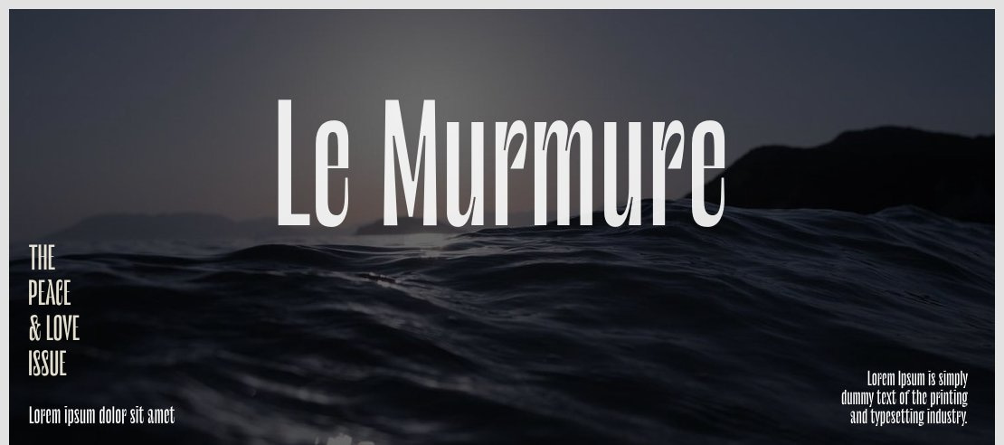 Le Murmure Font