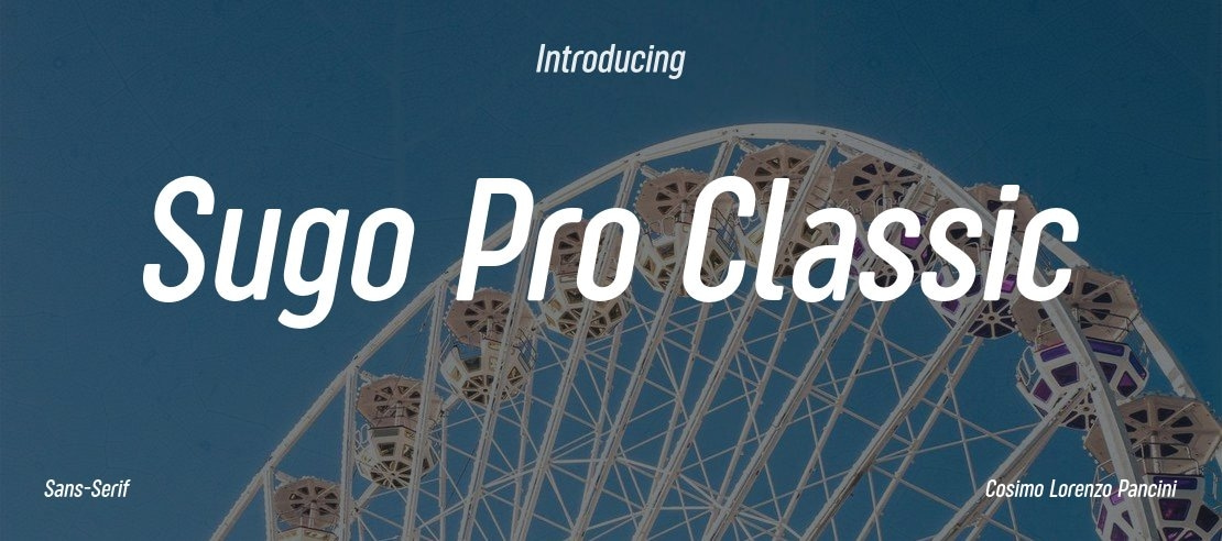 Sugo Pro Classic Font Family