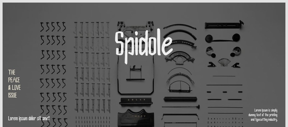 Spidole Font