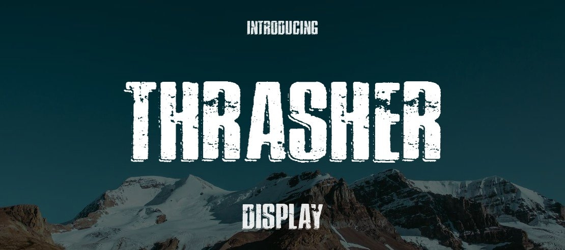 THRASHER Font