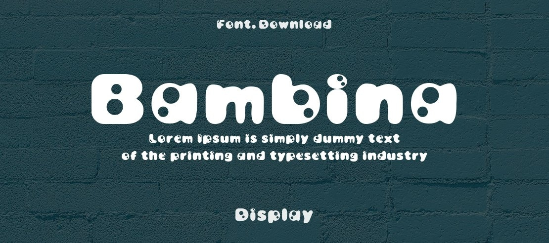 Bambina Font