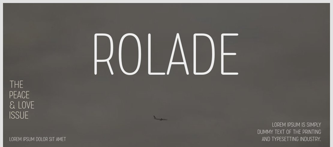 Rolade Font Family