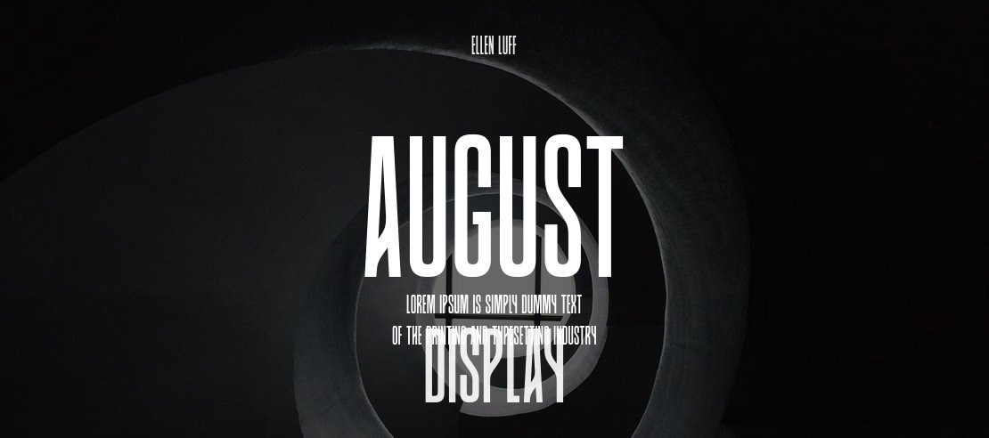 August Font