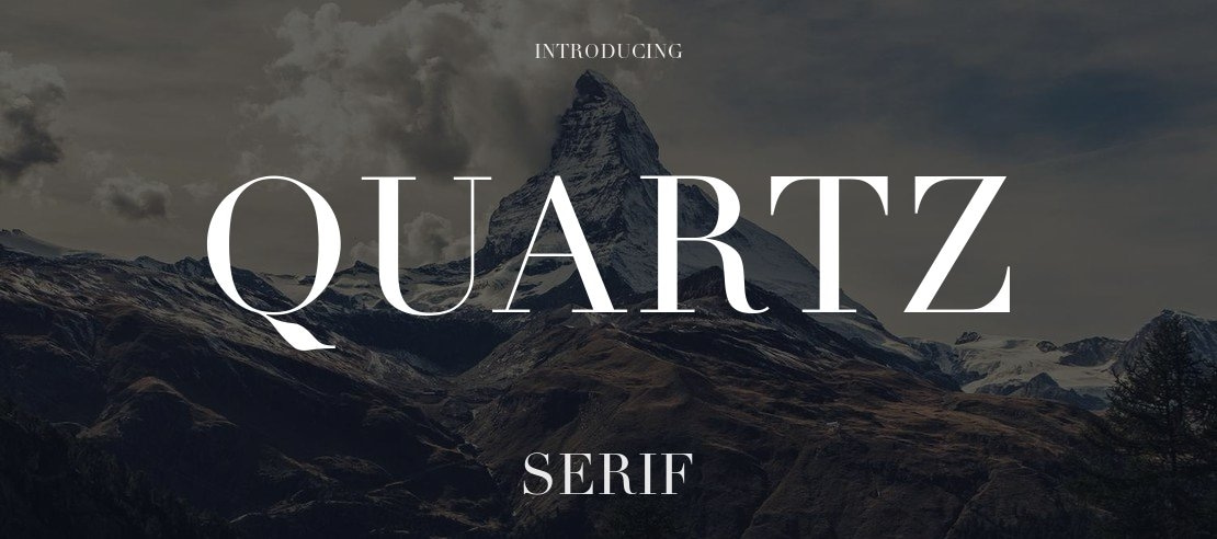 QUARTZ Font