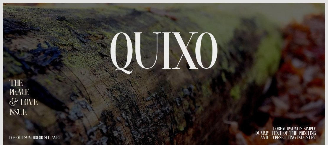 Quixo Font