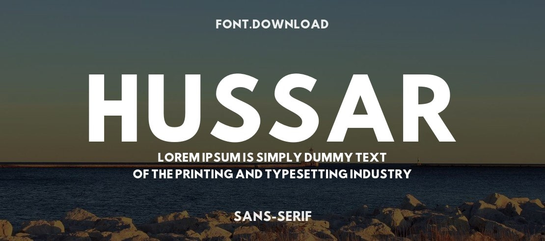 Hussar Font Family