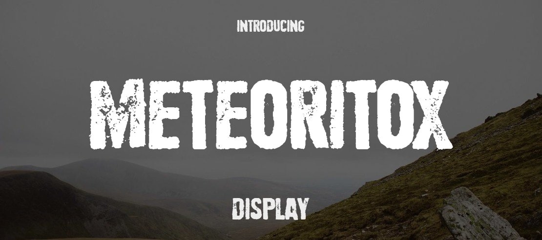 Meteoritox Font