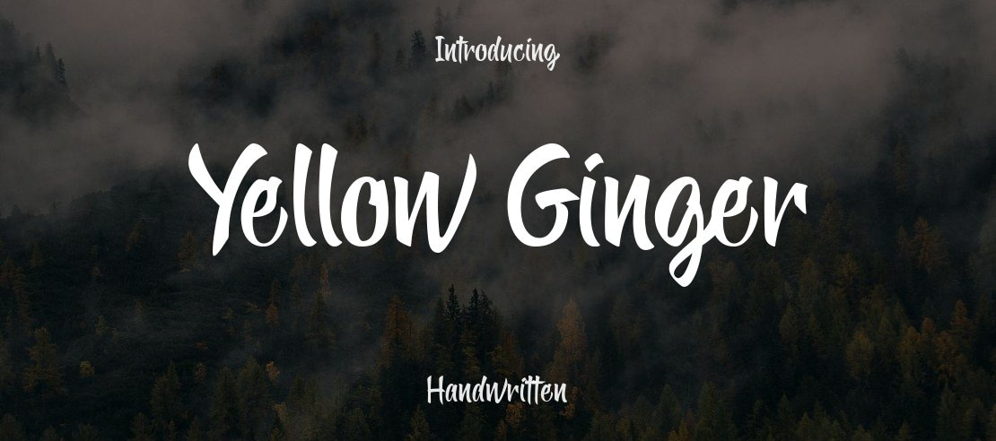 Yellow Ginger Font