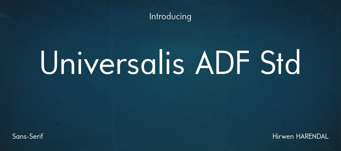 Universalis ADF Std Font Family