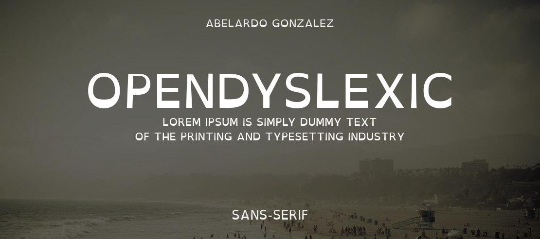 OpenDyslexic Font Family