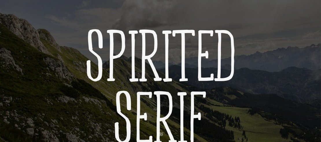 Spirited Serif Font Family