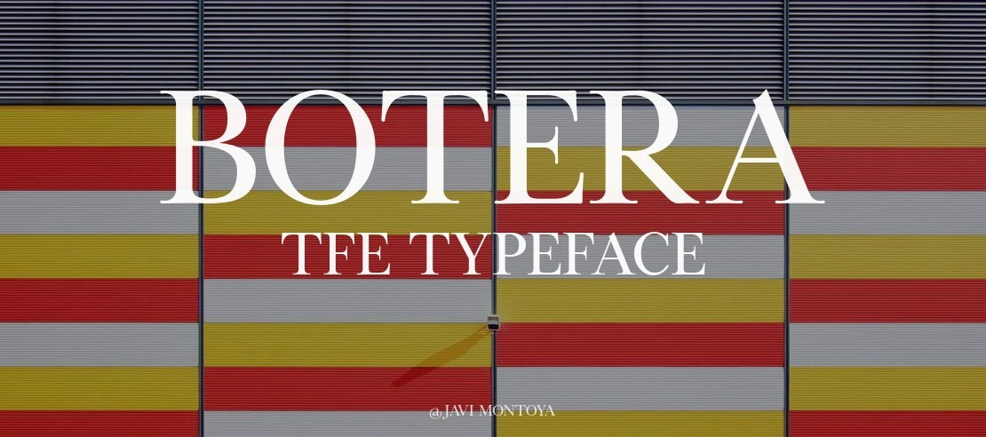 Botera TFE Font Family