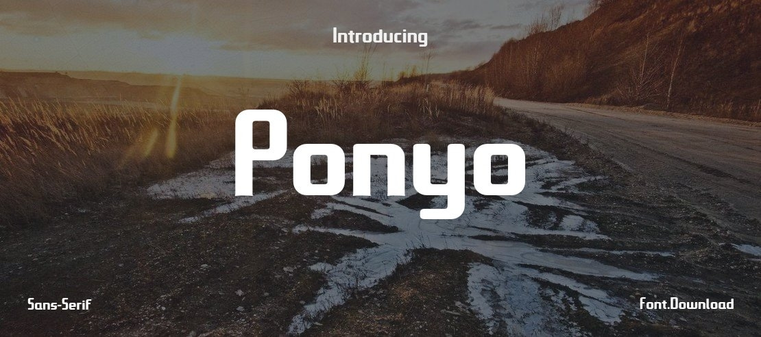 Ponyo Font