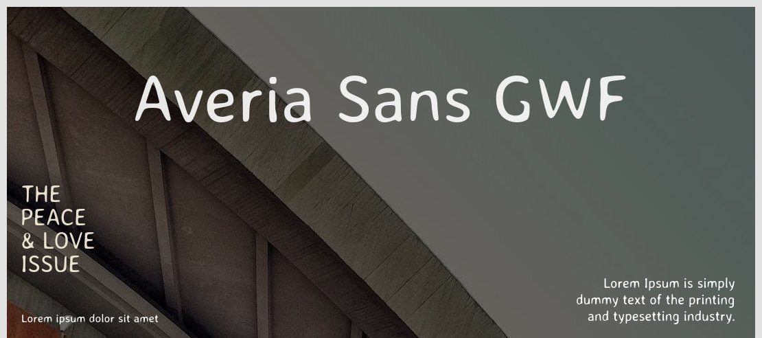 Averia Sans GWF Font Family