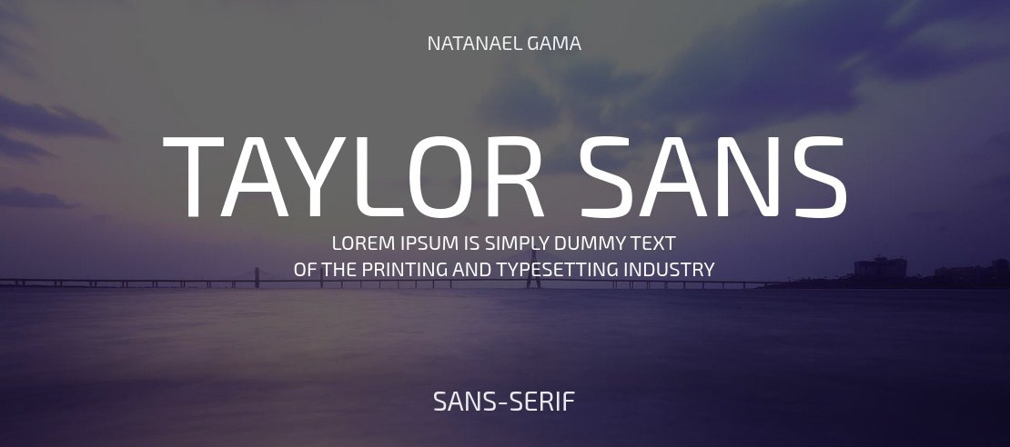 Taylor Sans Font Family