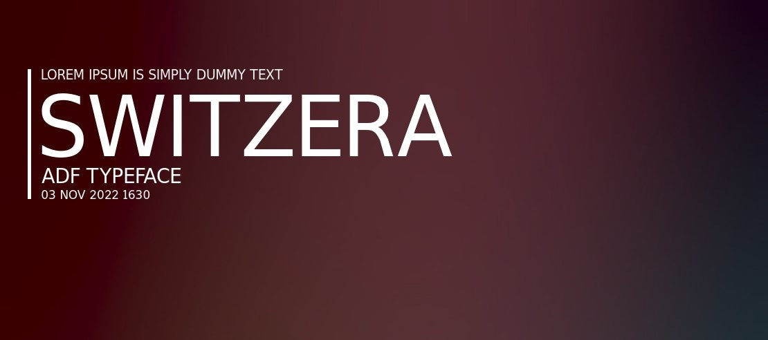 Switzera ADF Font Family