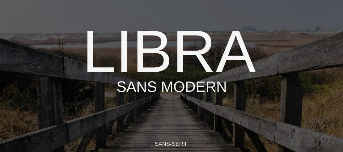 Libra Sans Modern Font Family