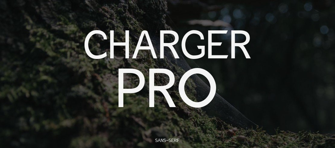 Charger Pro Font Family