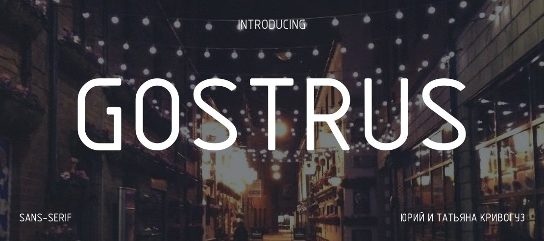 GOSTRUS Font Family