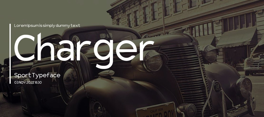 Charger Sport Font Family