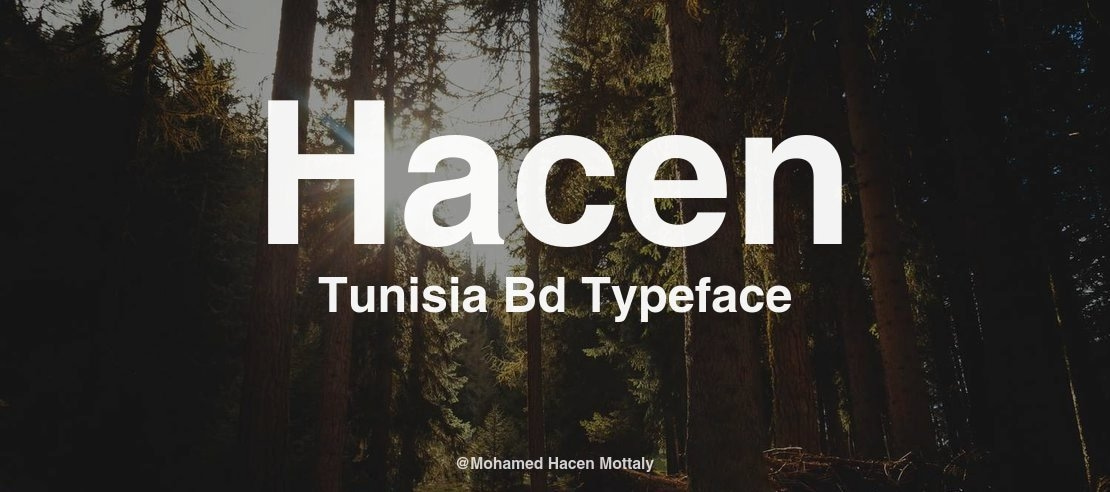 Hacen Tunisia Bd Font Family