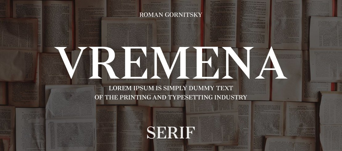 Vremena Font Family