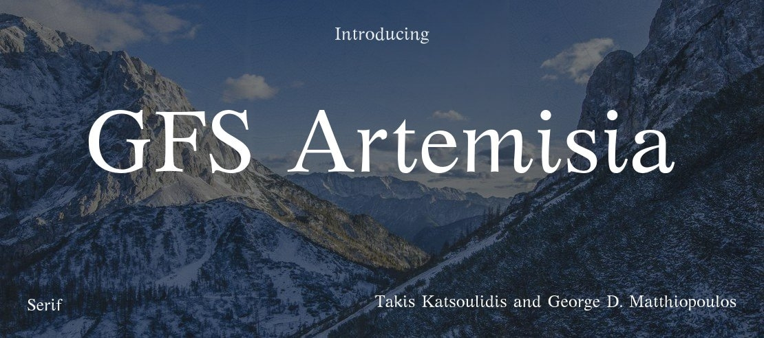GFS Artemisia Font Family
