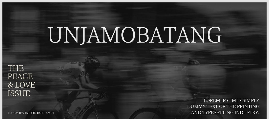 UnJamoBatang Font Family