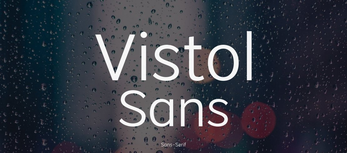 Vistol Sans Font