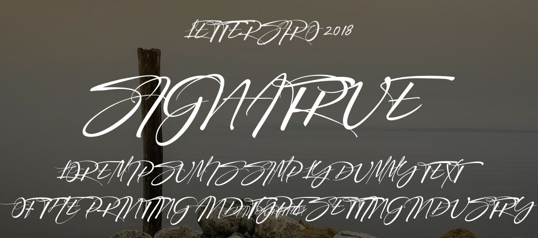 Signatrue Font