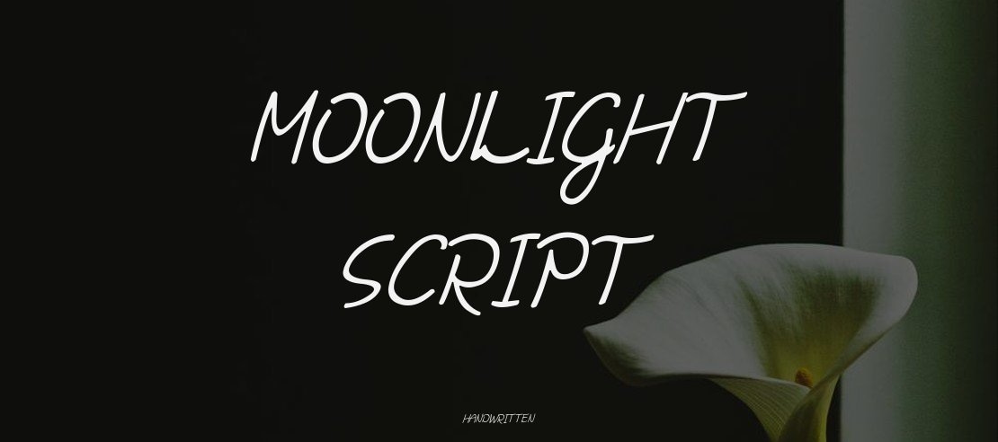 Moonlight Script Font