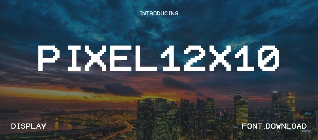 Pixel12x10 Font Family