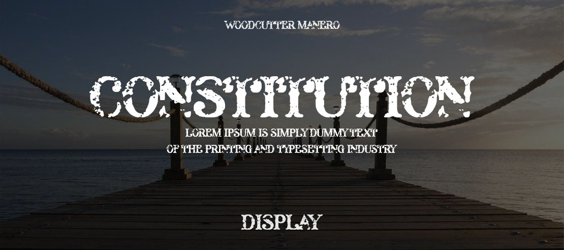 Constitution Font